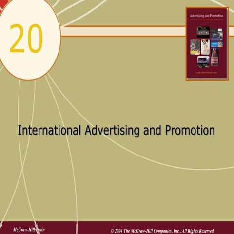 Chap20 International Advertising And Promotion