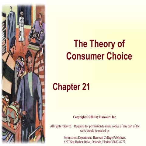 The Theory of Consumer Choice