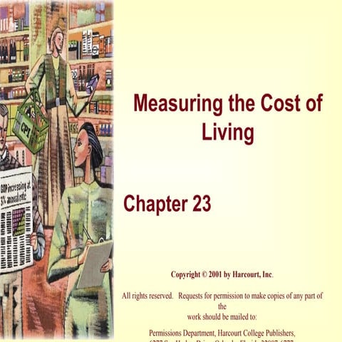 Measuring the Cost of Living