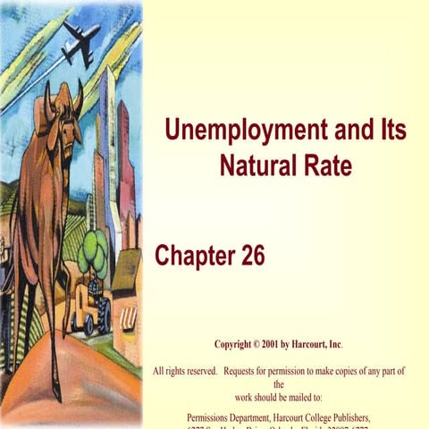 Unemployment and Its Natural Rate