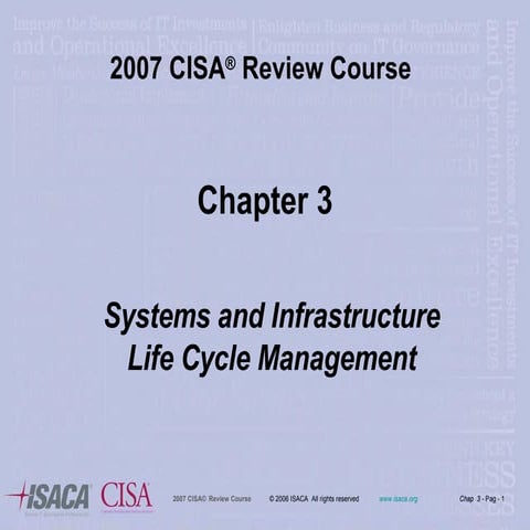 Chap3 2007 Cisa Review Course