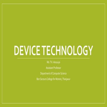Chap3 Device Technology
