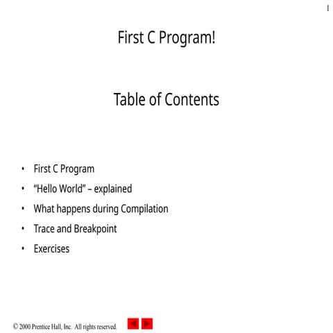 Structure of C program | PPTX