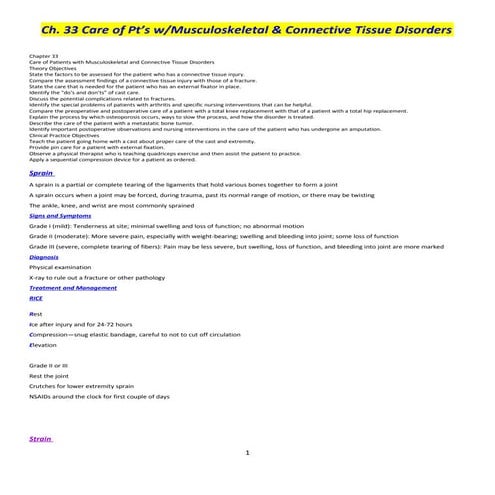 Chap 33 musculoskeletal