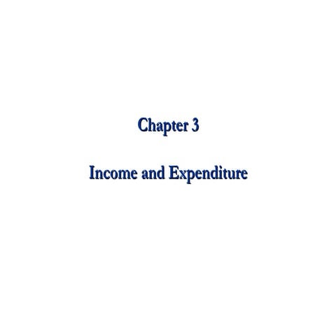 Income and Expenditure