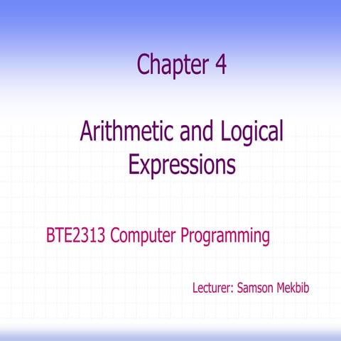 Chap 4 c++ | PPT
