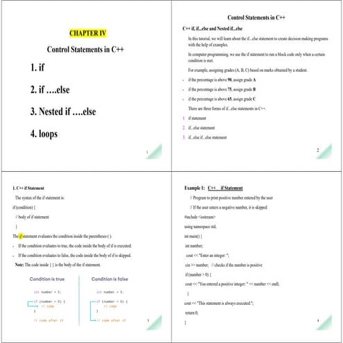 Chap 4 c++ | PPT