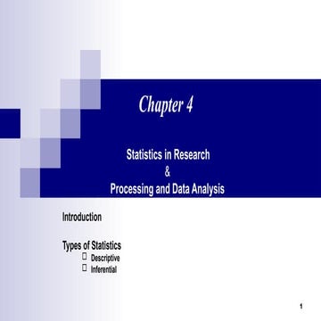 Chapter four Statistics in Research.pptx