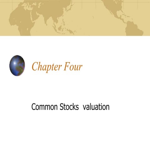 chap 4 Stock and equity valuation revised .ppt
