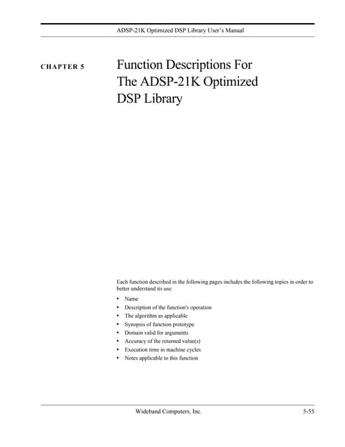 Chap5 - ADSP 21K Manual