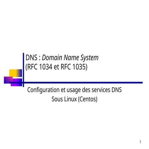 Chap5-DNS.pptx sous linux ofppt course pptx | PPTX