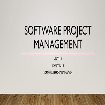 Spm project planning | PDF