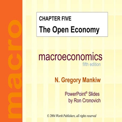 Chap5(the open economy)