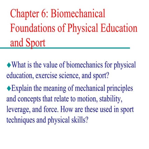 PHYSIOLOGY Chap6