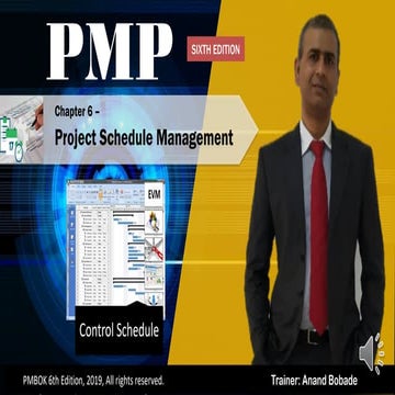 Chap 6.6 Control Schedule