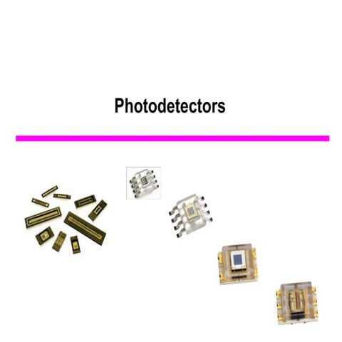 Chap6 photodetectors