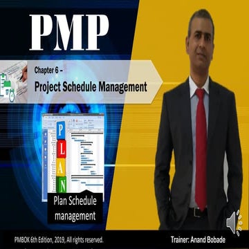 Chap 6.1 Plan Schedule Management