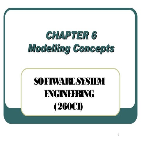 Software System Engineering - Chapter 6 | PPT