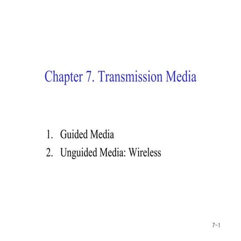 Chap7 | PPT | Computer Networking | Computing