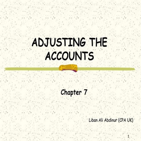 Chap 7 Adjusting entries .ppt