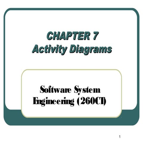Software System Engineering - Chapter 7 | PPT