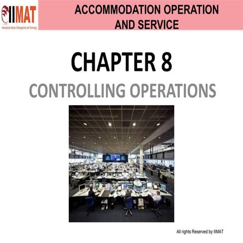 Controlling Operations