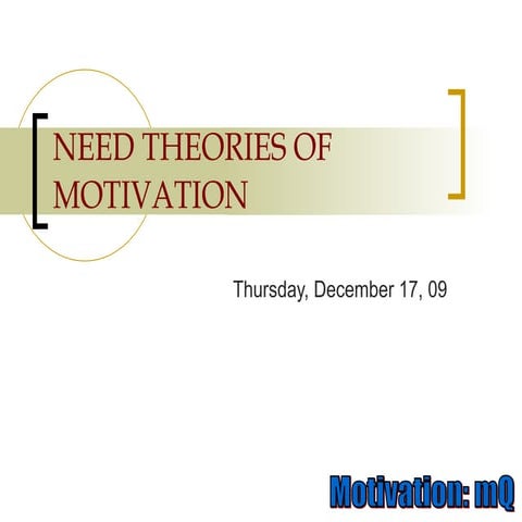 C H A P 8  Expectancy Theories Of  Motivation