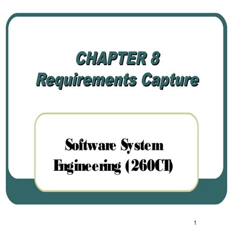 Software System Engineering - Chapter 8 | PPT