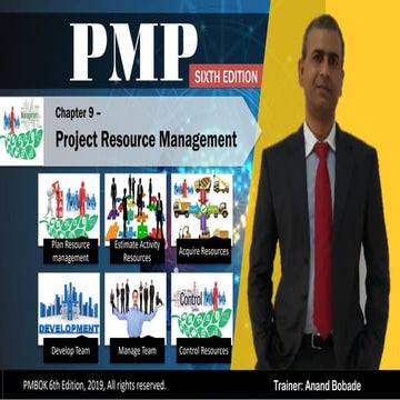 Chap 9.0   Project Resource Management overview