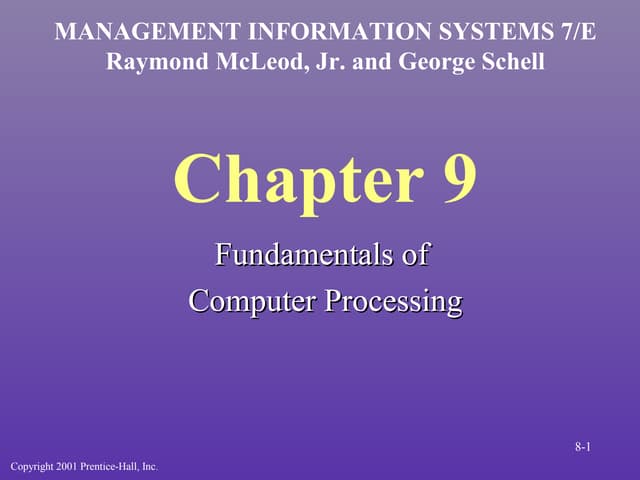 Chap 9 & 10