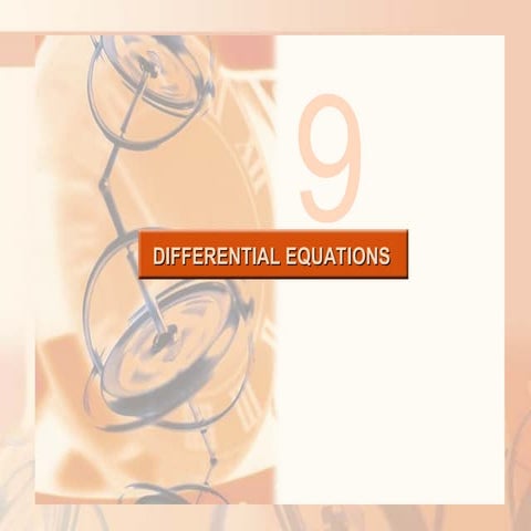 Differential Equations ppt and notes for