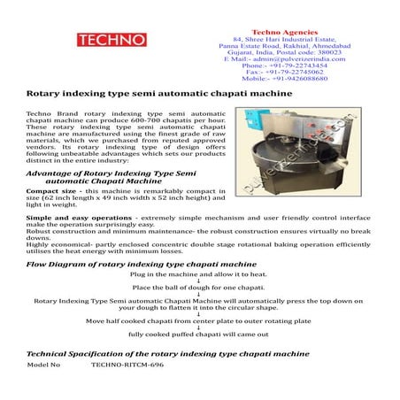 Chapati machine | PDF