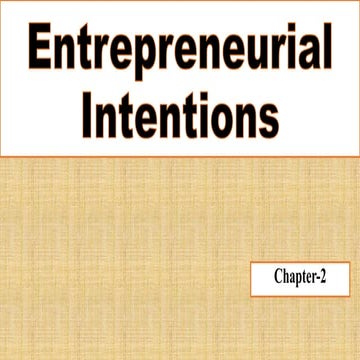 Chaper 2....enterpreneurial-intentions