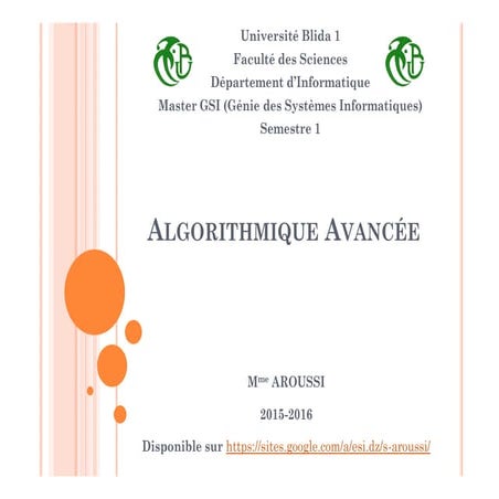 Chapitre 1 arbres de recherche