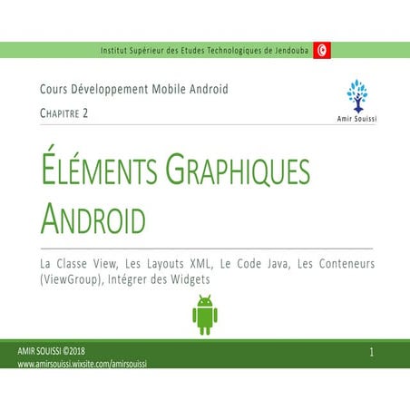 Chapitre 2   elements graphiques android