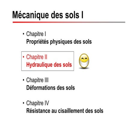 Chapitre 2 hydraulique