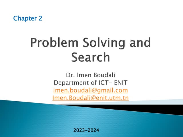 problem solve and resolving in ai domain , probloms