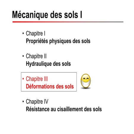 Chapitre 3 tassements