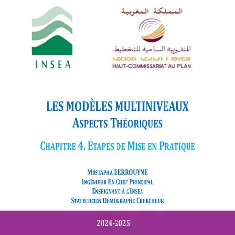 CHAPITRE_ETAPES-MMN LES MODELES MULTINIVEAUX | PDF