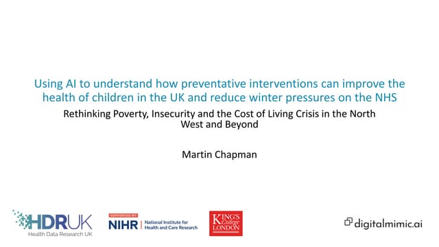 Using AI to understand how preventative interventions can improve the health ...