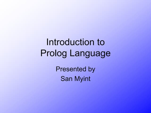Chaps 1-3-ai-prolog
