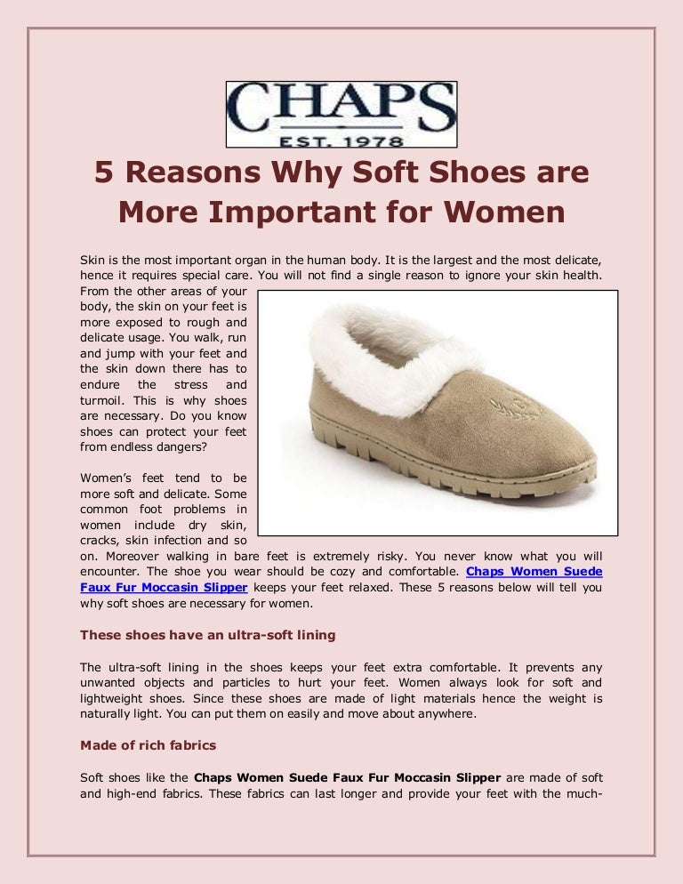 chaps moccasin slippers