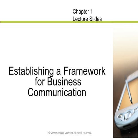 Chapt1 PPT. Business Communications