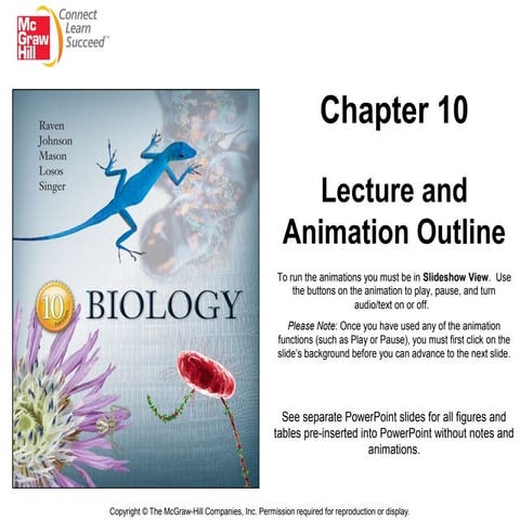 Biology 201 Chapter 10 | PPT