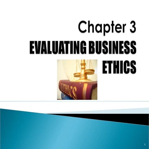 Chapt 3   evaluating business ethics