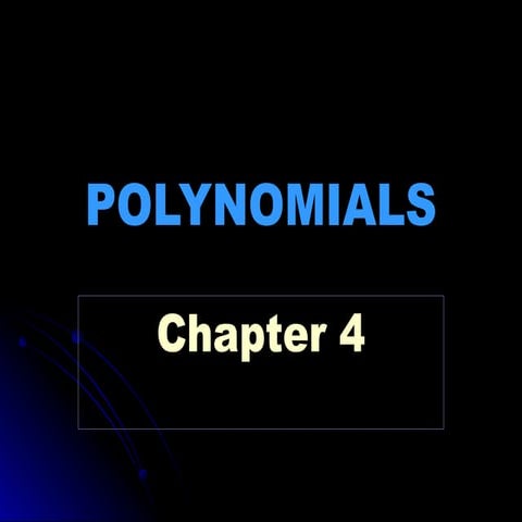 Classifying Polynomials - Grade 7 CBSE Students