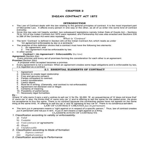 Chapter 02   Contract Act 1872