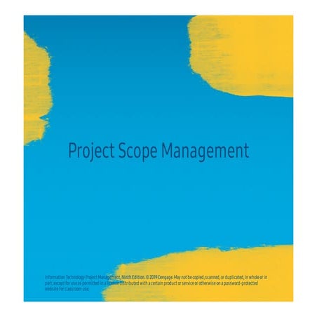 project scope management chapter-05.pdf (Project execution)