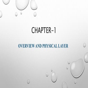COMPUTER NETWORK - Chapter 1 | PPT