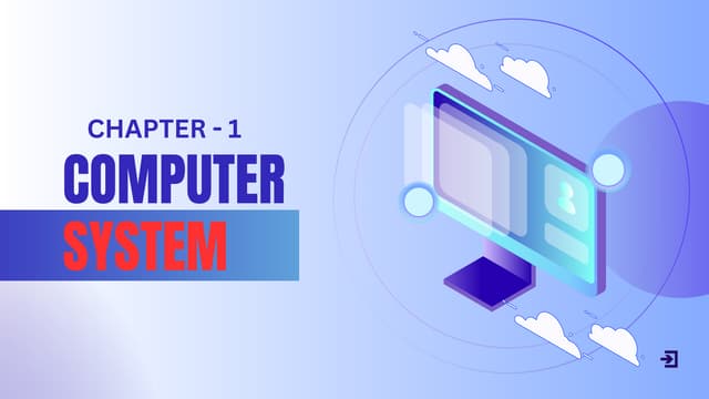 Overview of Computer Introduction of computer | PDF | Computing ...
